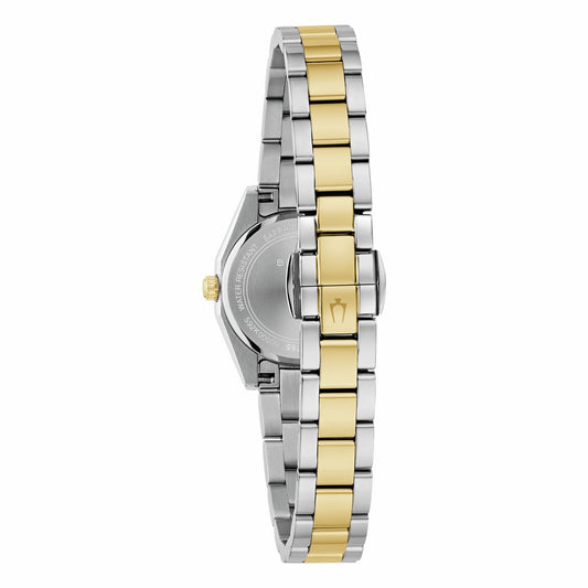 Bulova Ladies Two-Tone Surveyor Mini Watch