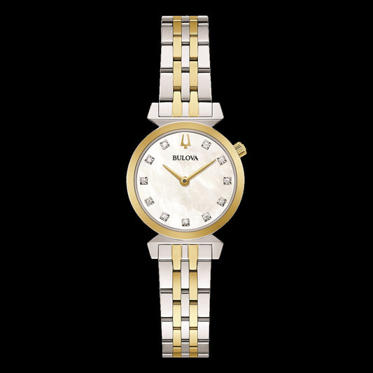 Bulova Ladies Classic Two-Tone Diamond Regatta