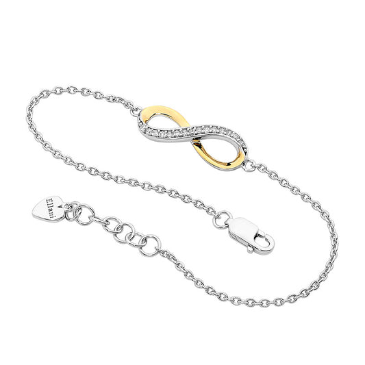 Two-Tone Infinity Bracelet