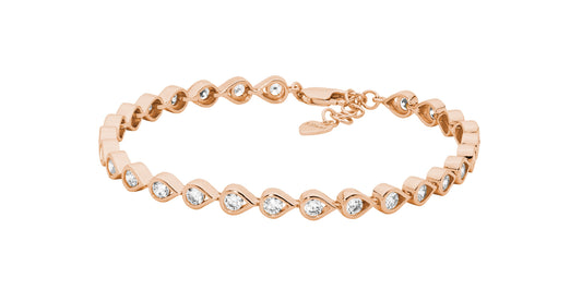 Rose Teardrop Bracelet