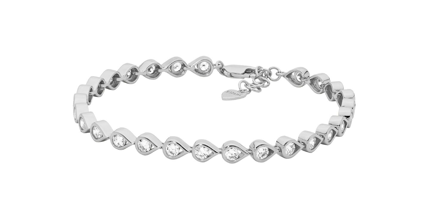 Silver Teardrop Bracelet