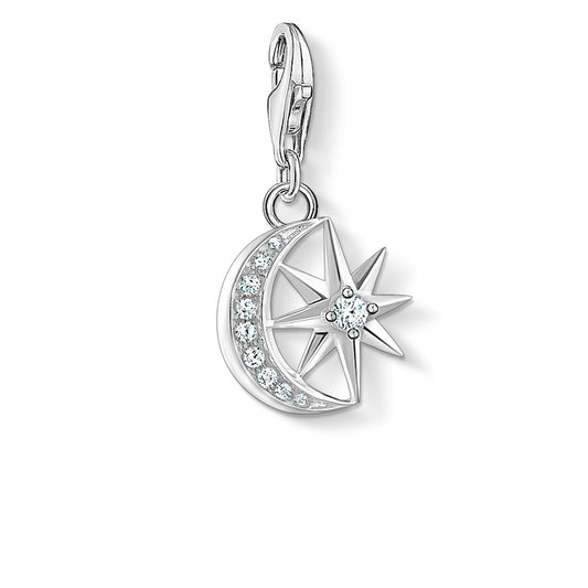 Charm Pendant Star & Moon