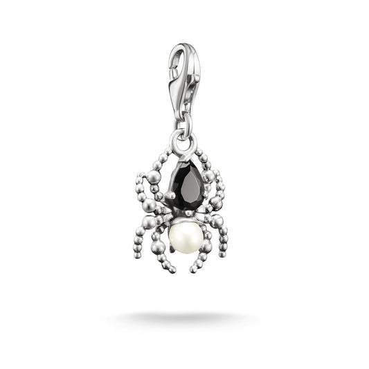 Charm Pendant Spider with Pearl