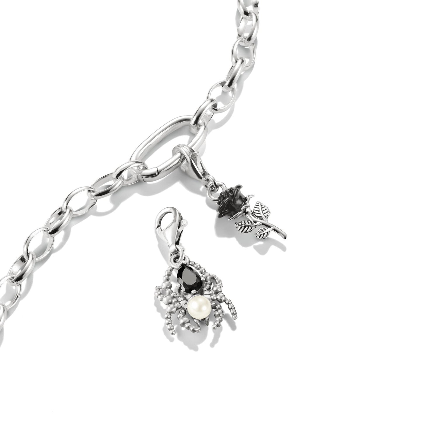 Charm Pendant Spider with Pearl