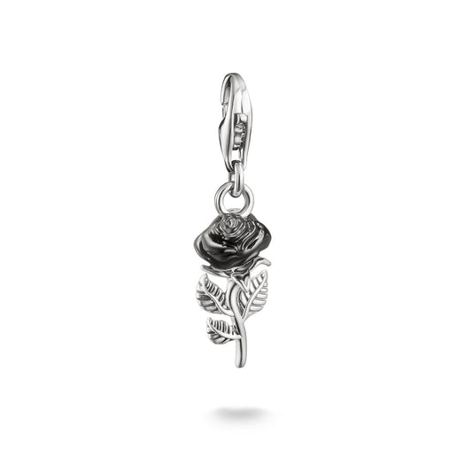 Charm Pendant True Romans Black Rose