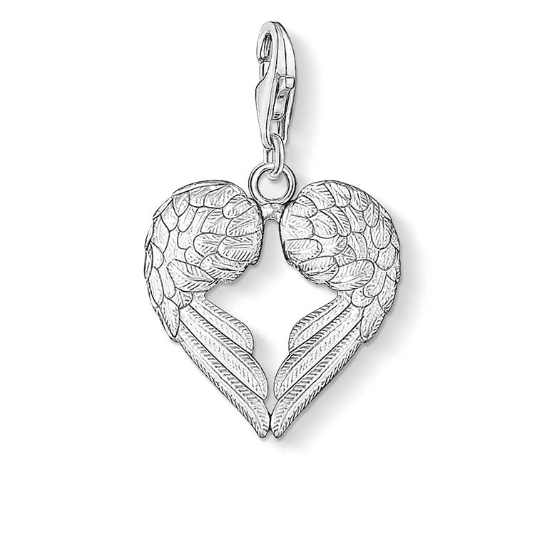 Pendant Winged Heart Large
