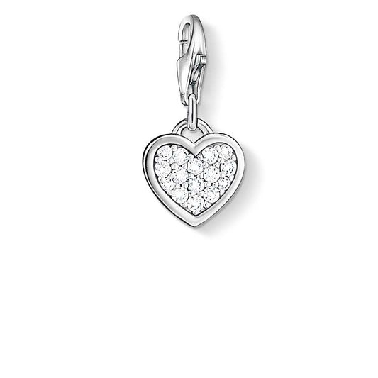 Charm Pendant "Glitter Heart"