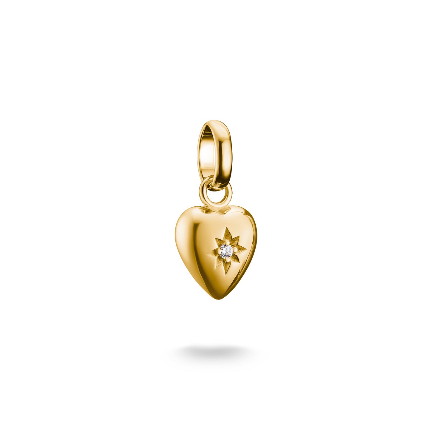Connect Charm Gold Heart with Star