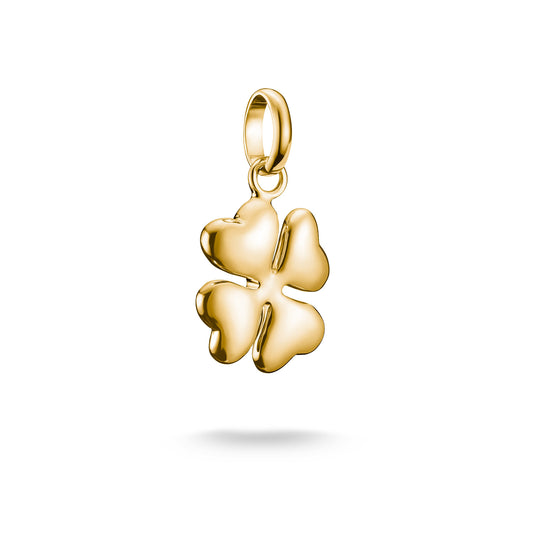 Connect Charm Lucky Clover in 3D - Yellow