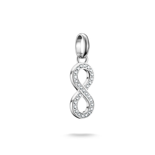 Connect Charm Infinity Symbol with Stones