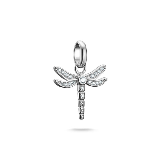 Connect Charm Dragonfly with Stones