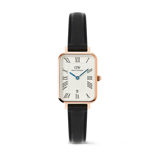 Quadro Roman Rose Gold Watch