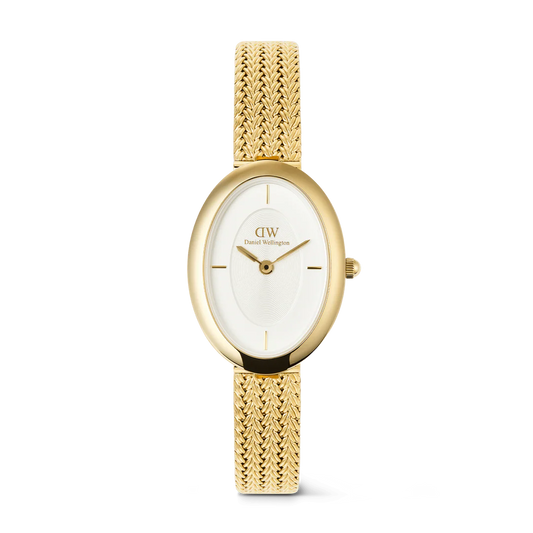 Juliette Braided Mesh Gold Watch