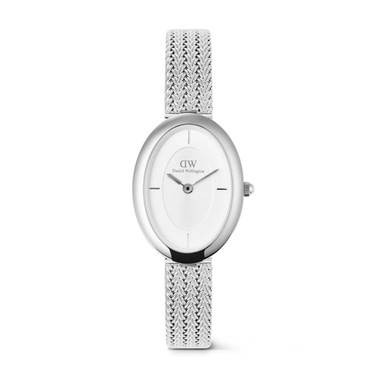 Juliette Braided Mesh Silver Watch