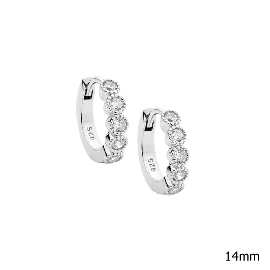 Silver Crown Set Huggies