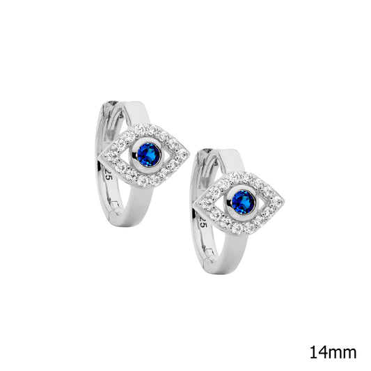 Eye Hoop Earrings