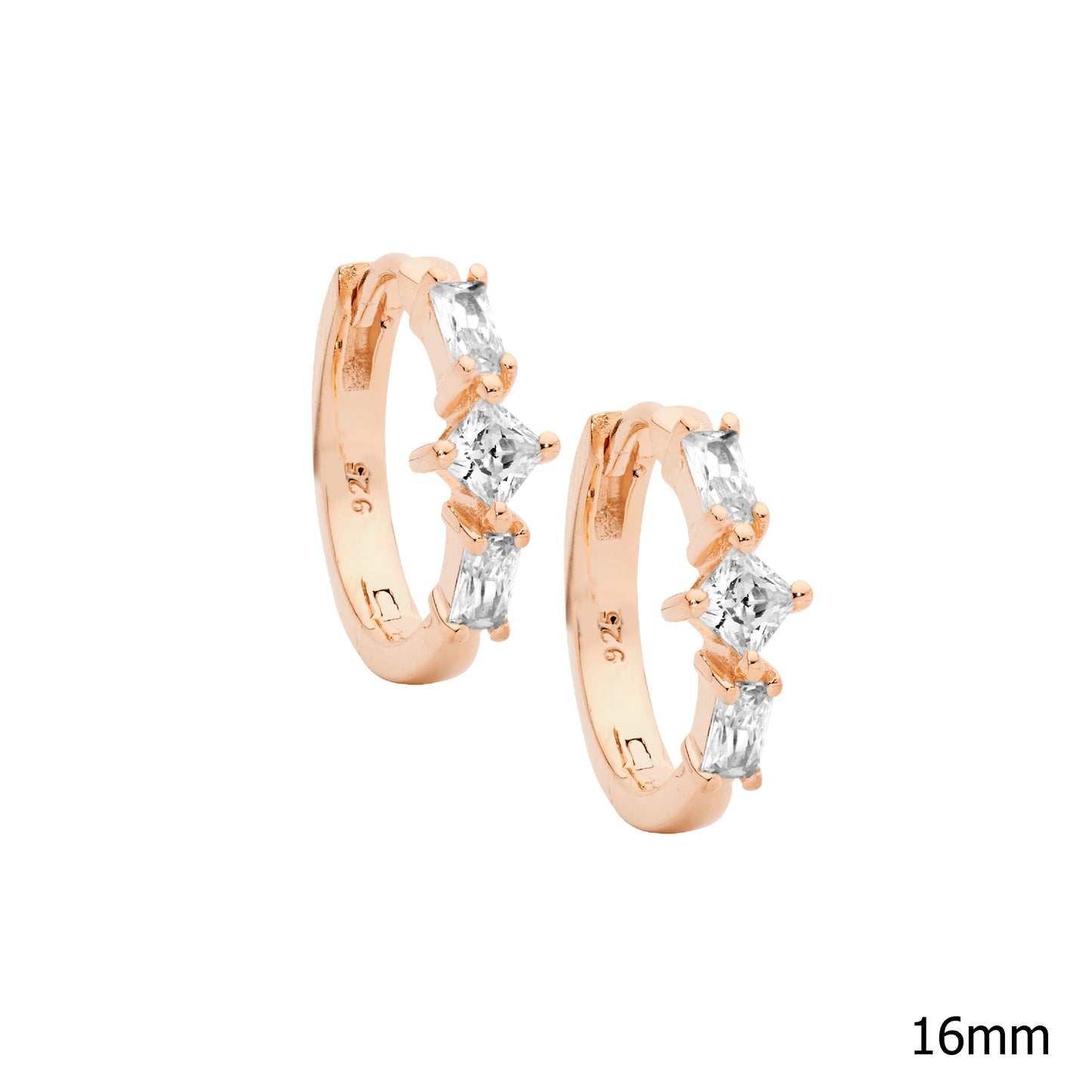 Rose Baguette & Princess Hoops