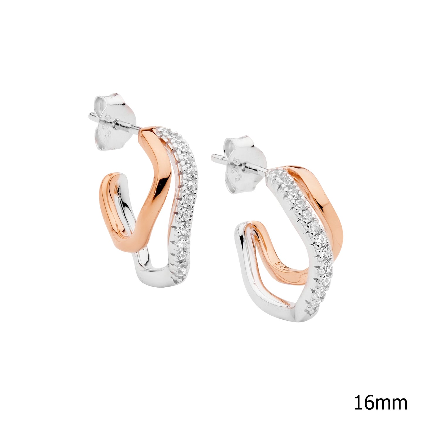 Two-Tone Wave Hoop