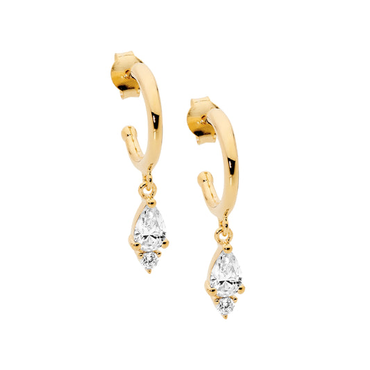Pearshaped Drop Earrings