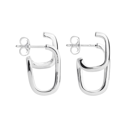 Silver Illusionist Earring