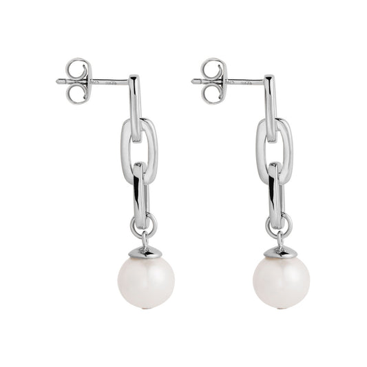 Silver Clair de Lune Earrings