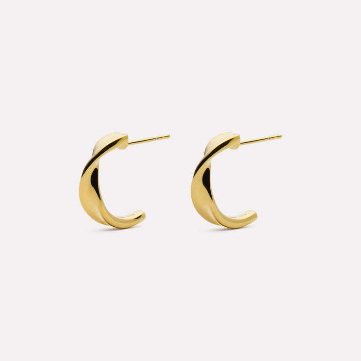 Suncrest Stud Earrings - Gold Plated