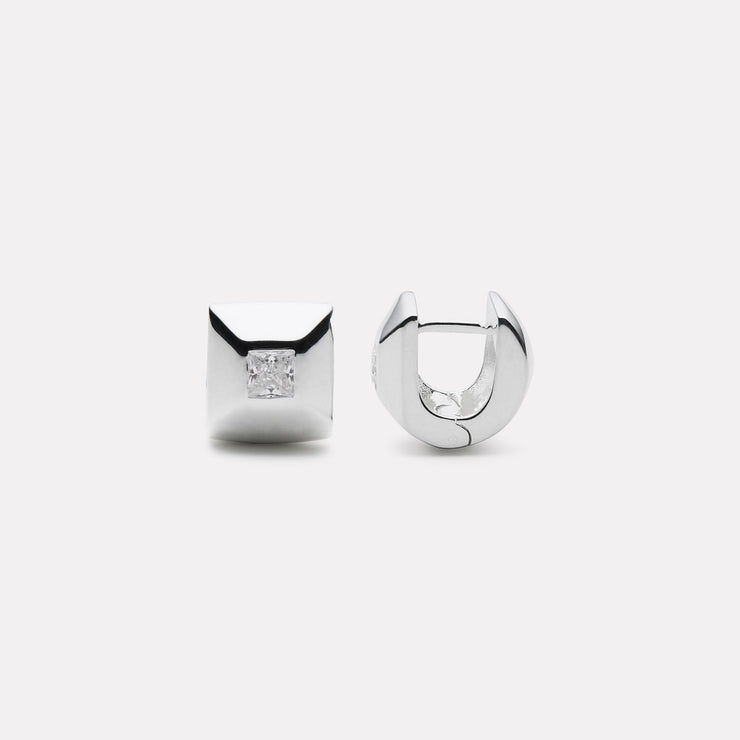 Halo Cubic Zirconia Earrings