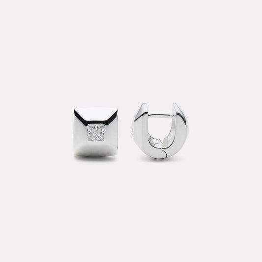 Halo Cubic Zirconia Earrings