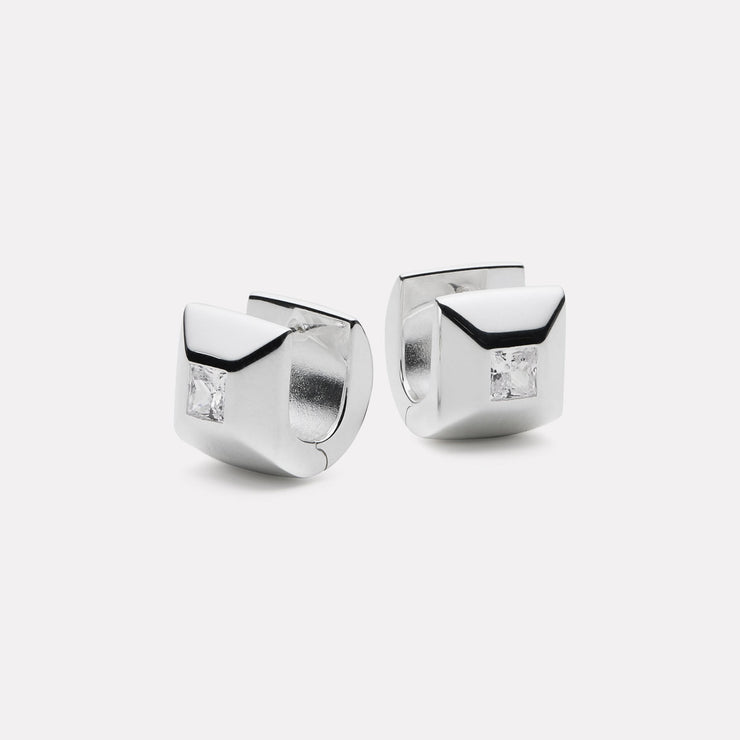 Halo Cubic Zirconia Earrings