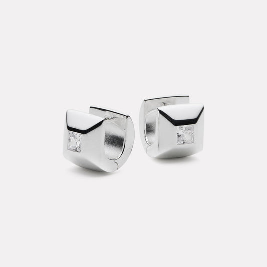 Halo Cubic Zirconia Earrings