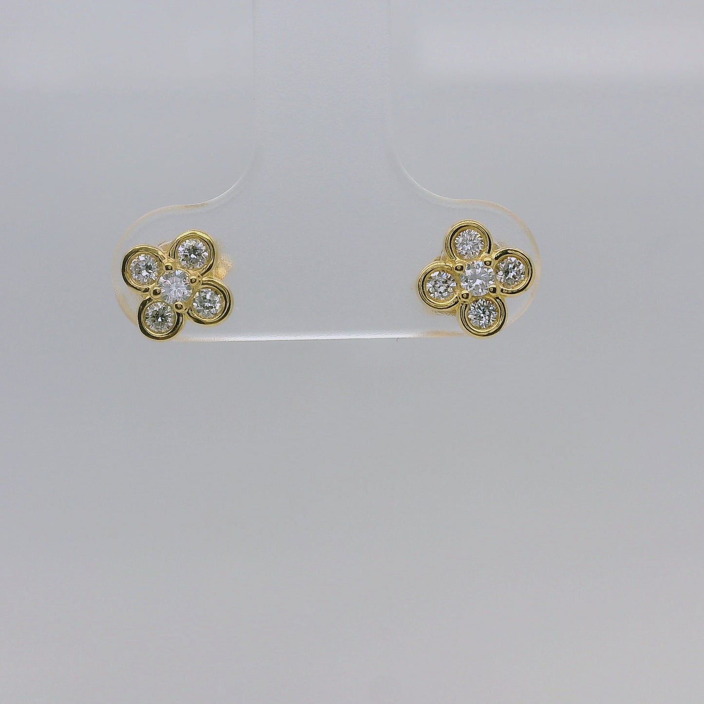 Vermeil Lab Diamond Studs