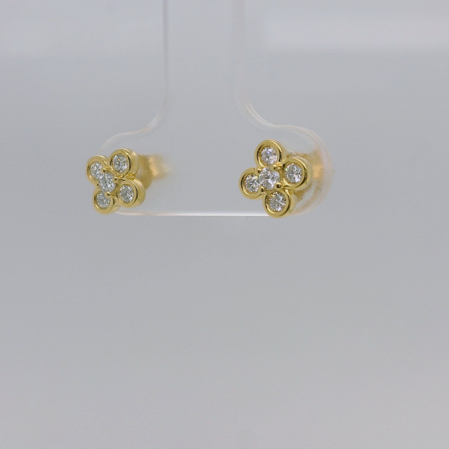 Vermeil Lab Diamond Studs