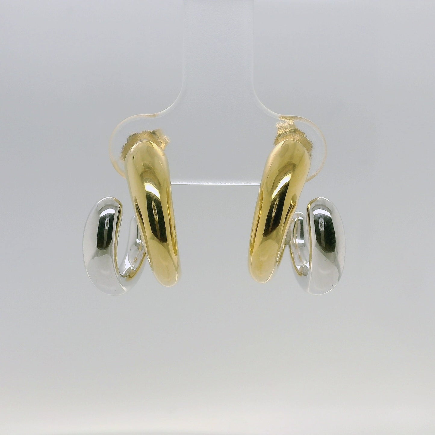 Two-Tone Vermeil Hoops