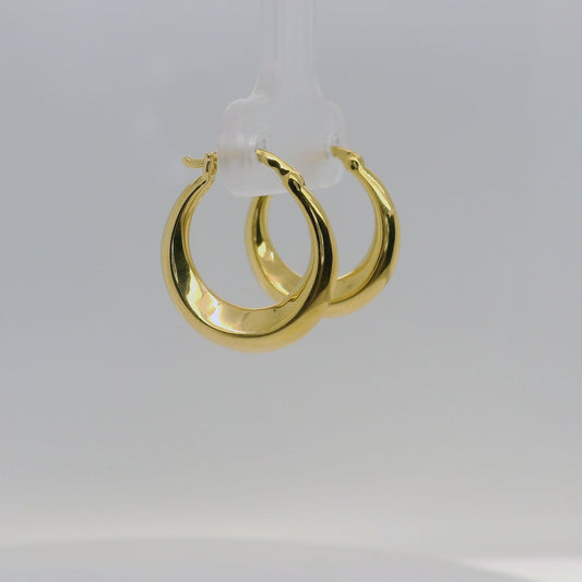 Vermeil Gradual Hoop Earrings