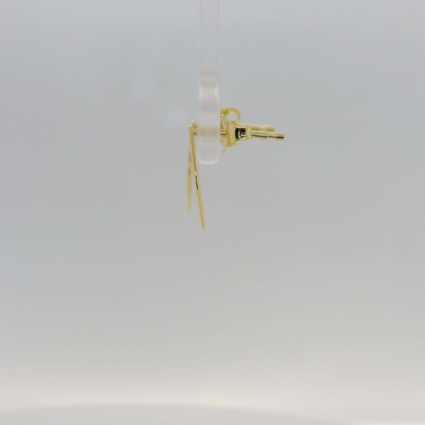 Open Diamond Shaped Stud Earrings