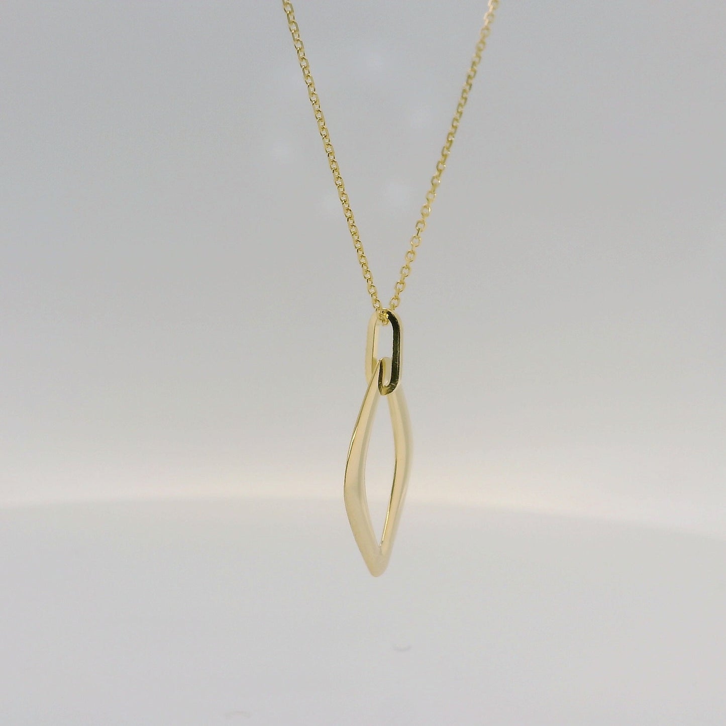 Open Diamond Shaped Necklace