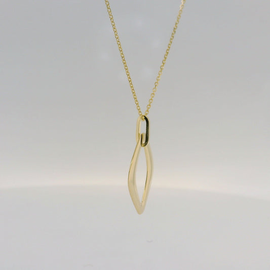 Open Diamond Shaped Necklace
