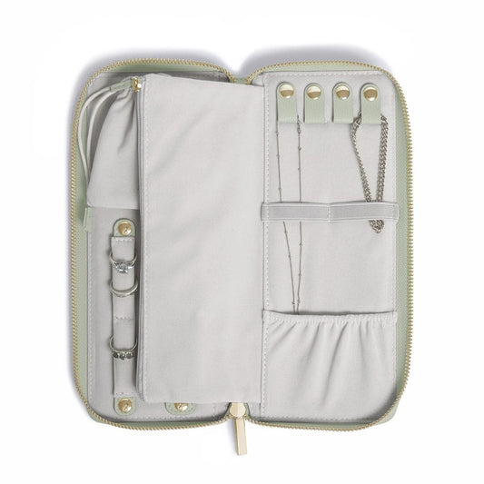 Sage Green Jewellery Wallet