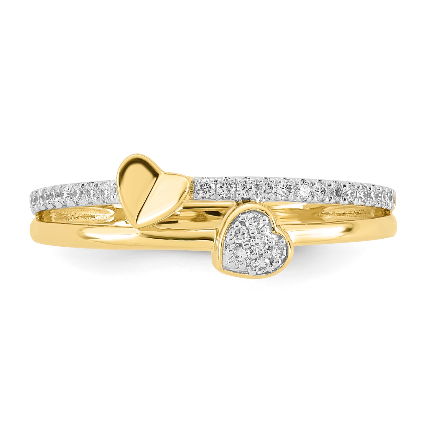 Lab Diamond Heart Ring