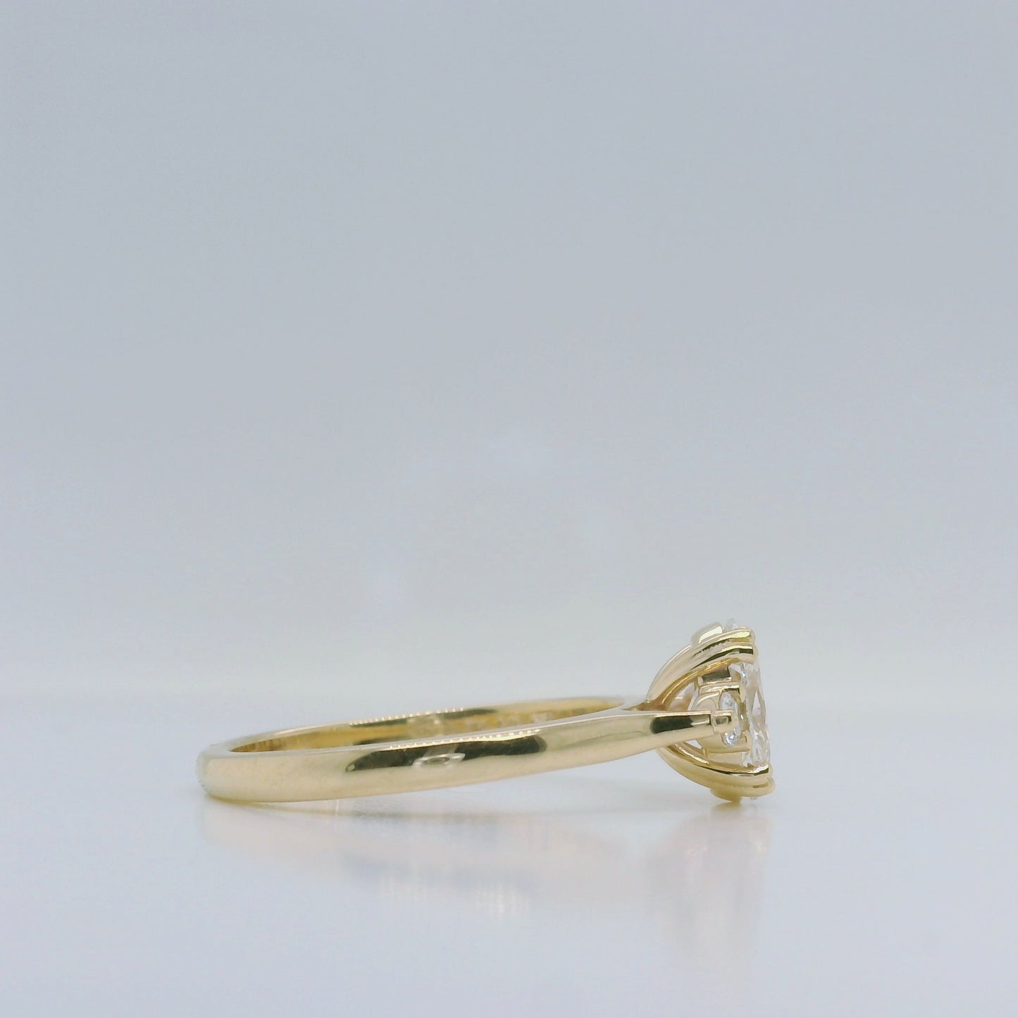Lab Diamond Three Stone Ring