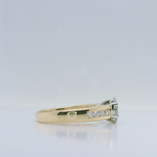 Natural Diamond Cluster Ring