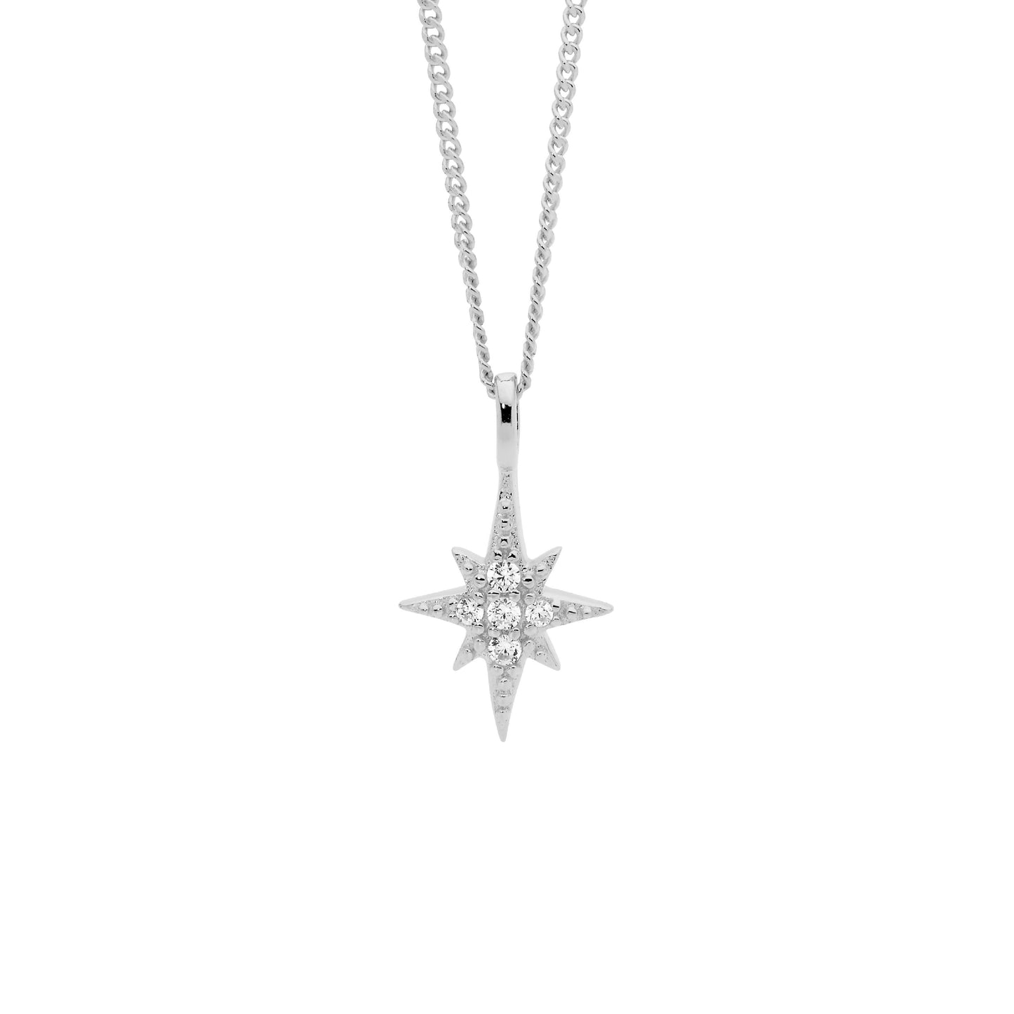 Silver Star Necklace