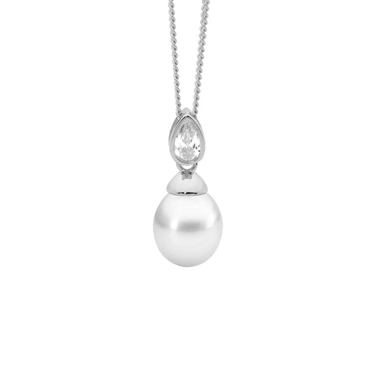 Pearl & CZ Pendant