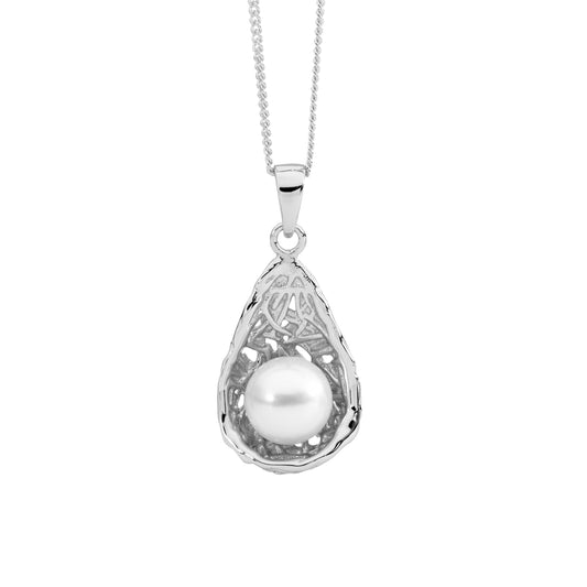 Basket Pearl Necklace