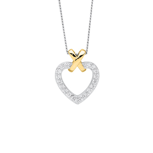 Yellow 'X' Necklace