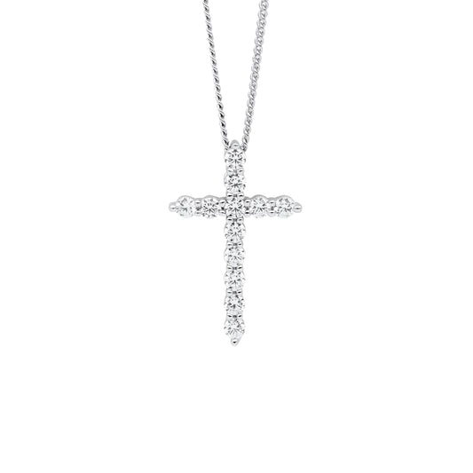 CZ Cross Necklace