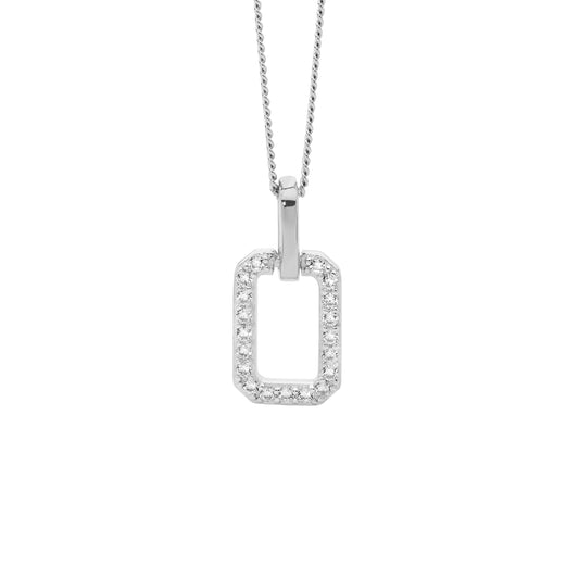 Sterling Silver Cubic Zirconia Pendant