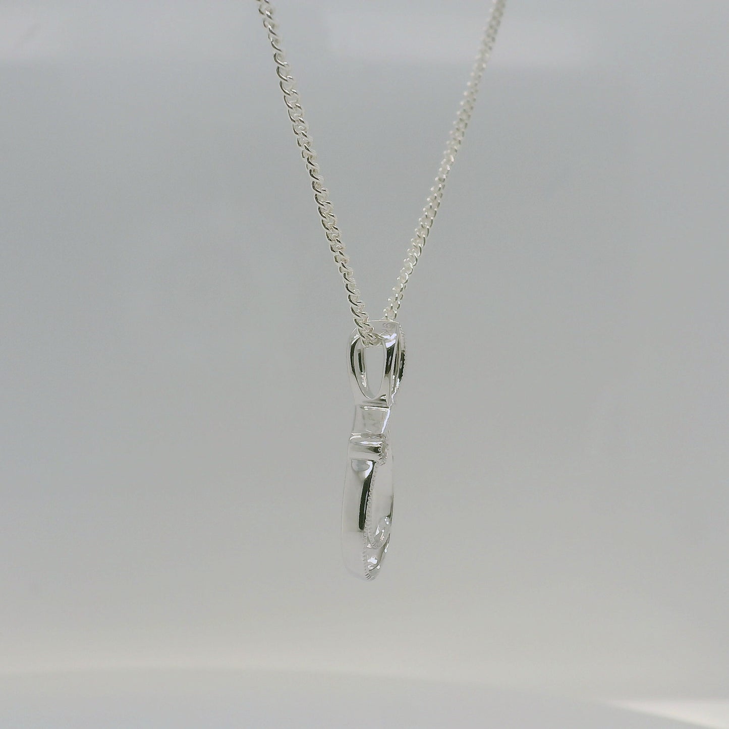 Diamond Set Figure 8 Pendant