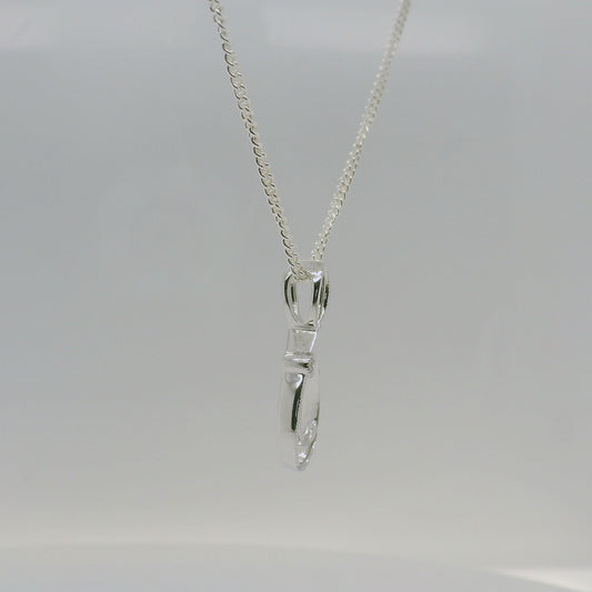 Diamond Set Figure 8 Pendant