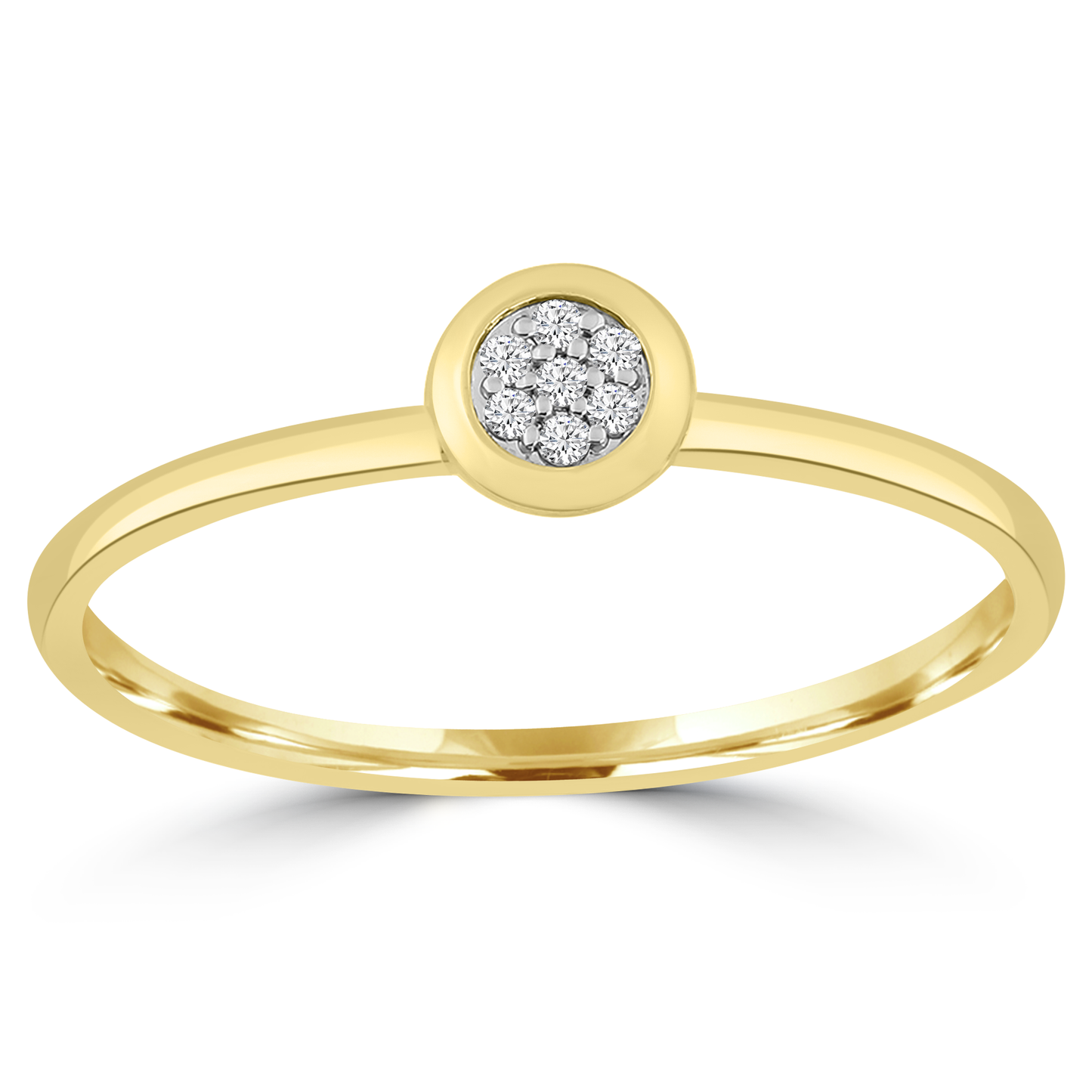 Diamond Cluster Ring